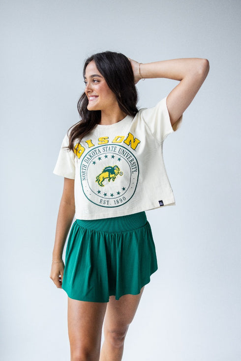 NDSU Sayler Star Heavyweight Crop Tee